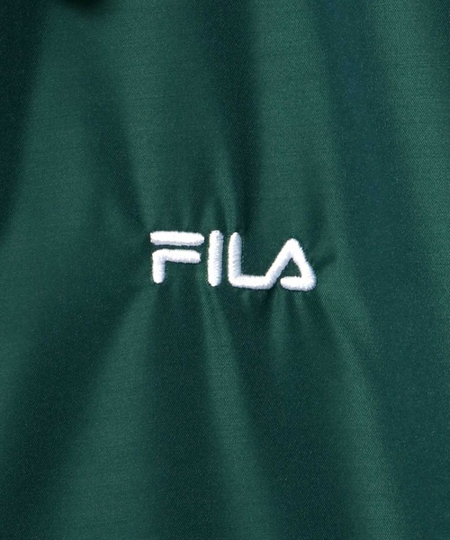 FILA(フィラ)の「FILA(フィラ)カレッジロゴバックデザイン コーチジャケット/ライトアウター/ナイロンジャケット ユニセックス(ナイロンジャケット・メンズ・ダークグリーン/ブラック系その他/ネイビー/ブラック・M/L/LL)」の8枚目の写真