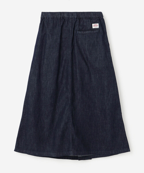 DANTON（ダントン）の「DANTON | ライトデニム イージースカート WOMEN（デニムスカート・レディース・インディゴブルー・36）」の2枚目の写真