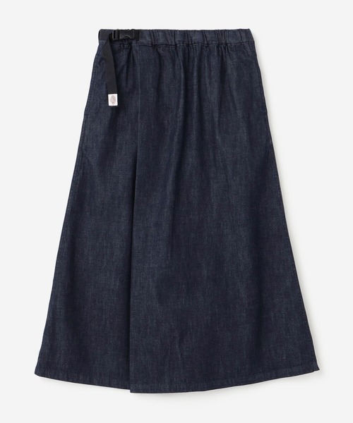 DANTON（ダントン）の「DANTON | ライトデニム イージースカート WOMEN（デニムスカート・レディース・インディゴブルー・36）」の9枚目の写真