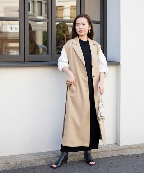 titivate(ティティベイト)の「2wayドッキングニットワンピース(ワンピース・レディース・ブラック/ライトブラウン・M/L/S)」の12枚目の写真