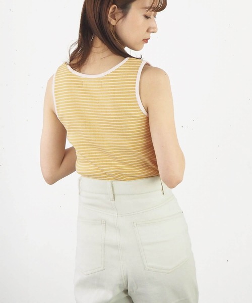 tiptop（ティップトップ）の「カップ付きスクエアタンクトップ（タンクトップ・レディース・ブラック/オフホワイト/A/B・FREE）」の18枚目の写真