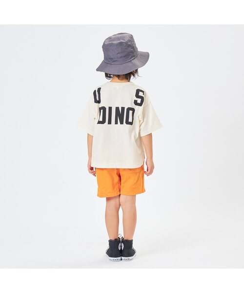 F.O.KIDS（エフオーキッズ）の「Dinosaur　Mosaic　Tシャツ（Tシャツ/カットソー・キッズ・グレー/カーキ/キナリ・90/100/110/120/80/130/95/140）」の5枚目の写真