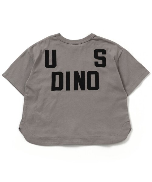 F.O.KIDS（エフオーキッズ）の「Dinosaur　Mosaic　Tシャツ（Tシャツ/カットソー・キッズ・グレー/カーキ/キナリ・90/100/110/120/80/130/95/140）」の10枚目の写真
