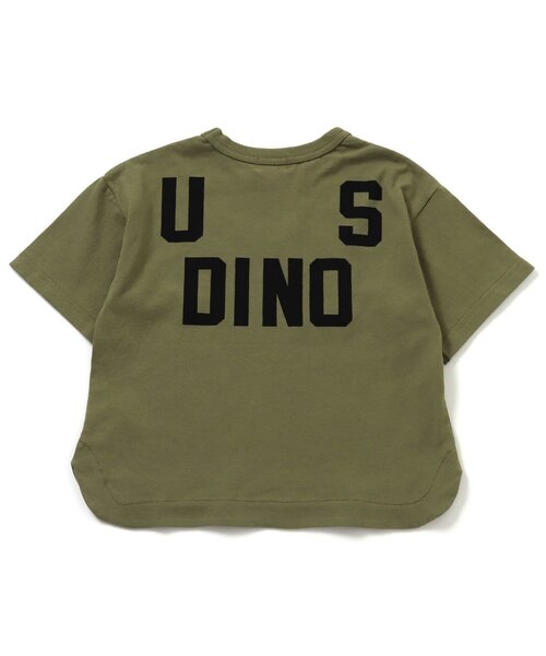 F.O.KIDS（エフオーキッズ）の「Dinosaur　Mosaic　Tシャツ（Tシャツ/カットソー・キッズ・グレー/カーキ/キナリ・90/100/110/120/80/130/95/140）」の12枚目の写真