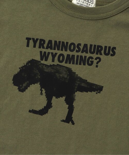 F.O.KIDS（エフオーキッズ）の「Dinosaur　Mosaic　Tシャツ（Tシャツ/カットソー・キッズ・グレー/カーキ/キナリ・90/100/110/120/80/130/95/140）」の16枚目の写真