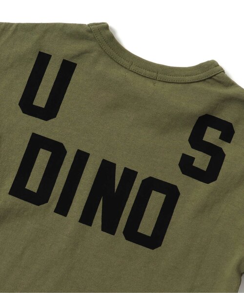 F.O.KIDS（エフオーキッズ）の「Dinosaur　Mosaic　Tシャツ（Tシャツ/カットソー・キッズ・グレー/カーキ/キナリ・90/100/110/120/80/130/95/140）」の19枚目の写真