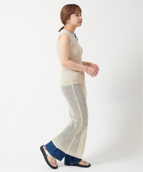 U by SPICK&SPAN(ユーバイスピックアンドスパン)の「ニットレースキャミドレス◆(ワンピース・レディース・ホワイト系その他・FREE)」の5枚目の写真
