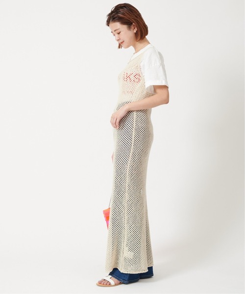 U by SPICK&SPAN(ユーバイスピックアンドスパン)の「ニットレースキャミドレス◆(ワンピース・レディース・ホワイト系その他・FREE)」の10枚目の写真