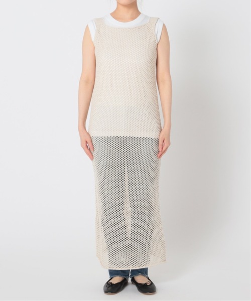 U by SPICK&SPAN(ユーバイスピックアンドスパン)の「ニットレースキャミドレス◆(ワンピース・レディース・ホワイト系その他・FREE)」の12枚目の写真