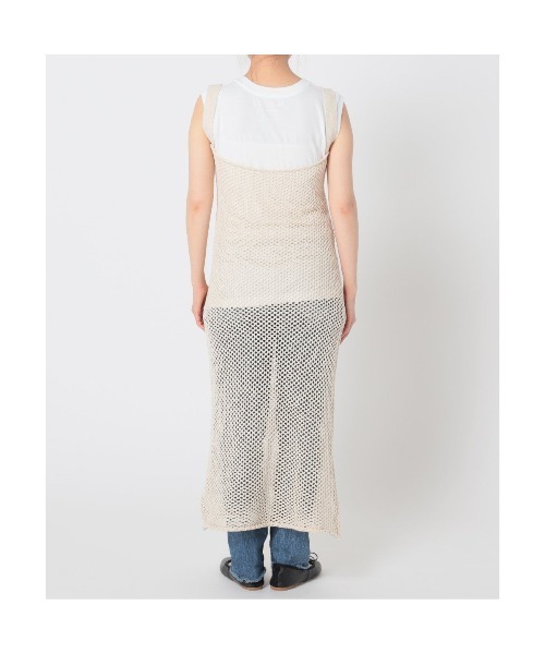 U by SPICK&SPAN(ユーバイスピックアンドスパン)の「ニットレースキャミドレス◆(ワンピース・レディース・ホワイト系その他・FREE)」の14枚目の写真