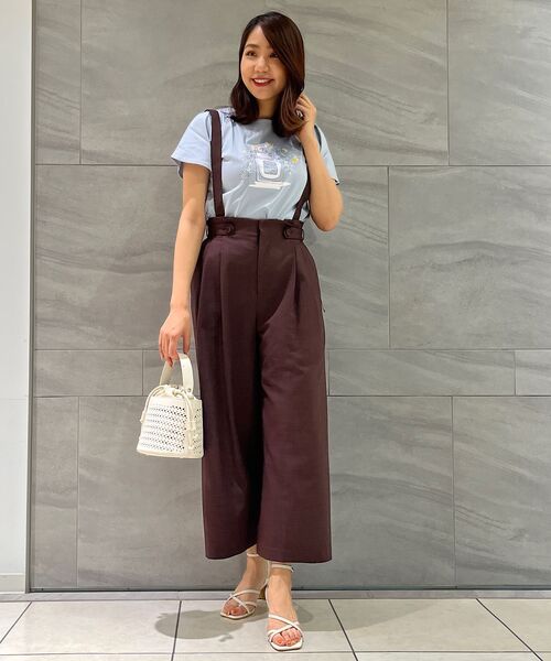 couture brooch（クチュールブローチ）の「◆【なめらかコットン100%、大人可愛いTシャツ】パルファムフレアスリーブTシャツ（Tシャツ/カットソー・レディース・ライトグレー/ブラック/ピンク/ライトブルー/オフホワイト/ホワイト系5・42/38/40/36）」の11枚目の写真