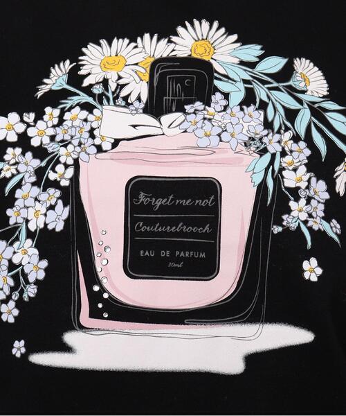 couture brooch（クチュールブローチ）の「◆【なめらかコットン100%、大人可愛いTシャツ】パルファムフレアスリーブTシャツ（Tシャツ/カットソー・レディース・ライトグレー/ブラック/ピンク/ライトブルー/オフホワイト/ホワイト系5・42/38/40/36）」の19枚目の写真