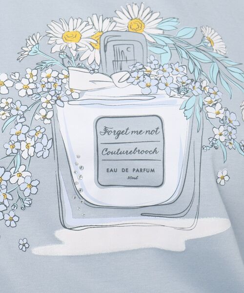 couture brooch（クチュールブローチ）の「◆【なめらかコットン100%、大人可愛いTシャツ】パルファムフレアスリーブTシャツ（Tシャツ/カットソー・レディース・ライトグレー/ブラック/ピンク/ライトブルー/オフホワイト/ホワイト系5・42/38/40/36）」の21枚目の写真