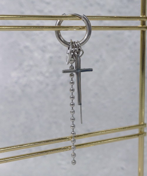 SBG（エスビー）の「SBG サージカルステンレスピアス（ピアス（片耳用）・メンズ・A/B/C/D/E/F/G/H/I/J/K/L/M/N/O/P/Q/R/S/T/U/V/W/X/Y/Z・FREE）」の18枚目の写真