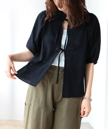 BeAMS DOT | 【WEB限定】BeAMS DOT / リボン ボリュームレース ブラウス(シャツ/ブラウス)