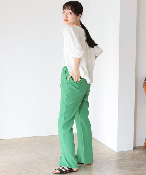 BeAMS DOT（ビームスドット）の「【WEB限定】BeAMS DOT / リボン ボリュームレース ブラウス（シャツ/ブラウス・レディース・ホワイト/ブラック・FREE）」の8枚目の写真