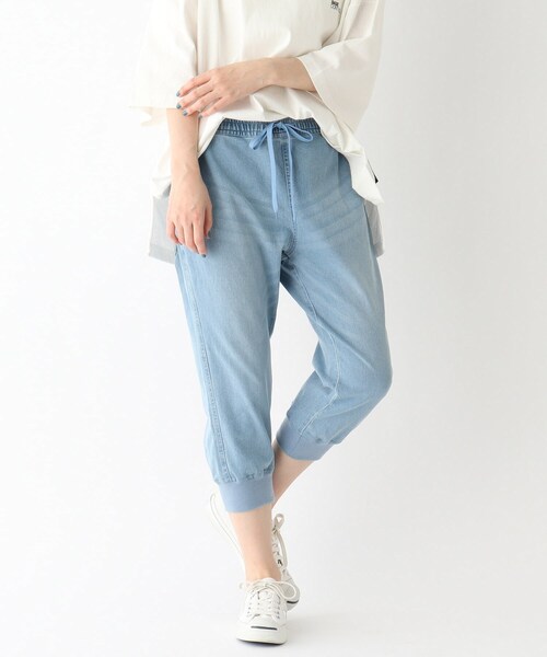 BASECONTROL（ベースコントロール）の「◆ストレッチジョガー 七分丈パンツ（その他パンツ・レディース・ライトブルー/ブラック/ベージュ/ネイビー/オリーブ/グリーン/アイボリー/ブラック系/グレー系/ブラウン系/アイボリー系/アイボリー系2/ネイビー系/ネイビー系2/ブルー系/ブルー系5・99）」の16枚目の写真