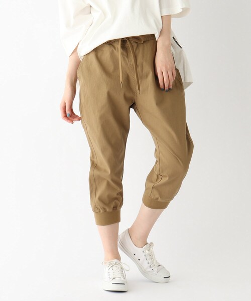 BASECONTROL（ベースコントロール）の「◆ストレッチジョガー 七分丈パンツ（その他パンツ・レディース・ライトブルー/ブラック/ベージュ/ネイビー/オリーブ/グリーン/アイボリー/ブラック系/グレー系/ブラウン系/アイボリー系/アイボリー系2/ネイビー系/ネイビー系2/ブルー系/ブルー系5・99）」の7枚目の写真