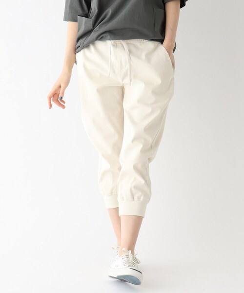 BASECONTROL（ベースコントロール）の「◆ストレッチジョガー 七分丈パンツ（その他パンツ・レディース・ライトブルー/ブラック/ベージュ/ネイビー/オリーブ/グリーン/アイボリー/ブラック系/グレー系/ブラウン系/アイボリー系/アイボリー系2/ネイビー系/ネイビー系2/ブルー系/ブルー系5・99）」の2枚目の写真