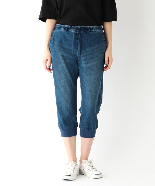 BASECONTROL（ベースコントロール）の「◆ストレッチジョガー 七分丈パンツ（その他パンツ・レディース・ライトブルー/ブラック/ベージュ/ネイビー/オリーブ/グリーン/アイボリー/ブラック系/グレー系/ブラウン系/アイボリー系/アイボリー系2/ネイビー系/ネイビー系2/ブルー系/ブルー系5・99）」の17枚目の写真