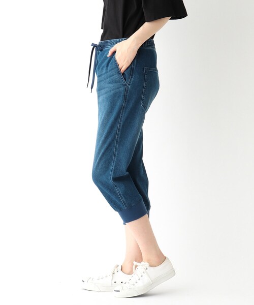 BASECONTROL（ベースコントロール）の「◆ストレッチジョガー 七分丈パンツ（その他パンツ・レディース・ライトブルー/ブラック/ベージュ/ネイビー/オリーブ/グリーン/アイボリー/ブラック系/グレー系/ブラウン系/アイボリー系/アイボリー系2/ネイビー系/ネイビー系2/ブルー系/ブルー系5・99）」の18枚目の写真