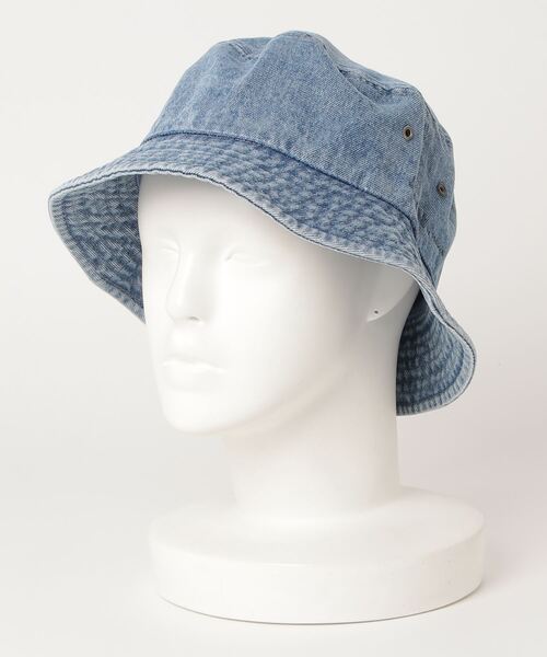 Iroquois(イロコイ)の「A MAN A BOY DENIM BUCKET HAT(ハット・メンズ・ブラック系その他/ライトインディゴブルー・2/3)」の13枚目の写真