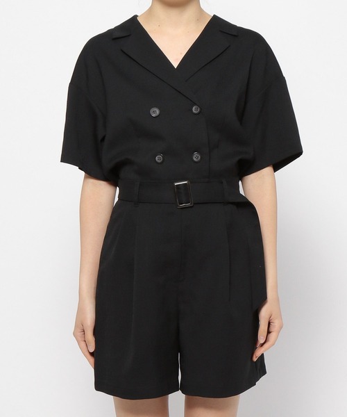 PAGEBOY（ページボーイ）の「スーツコンビネゾン（つなぎ/オールインワン・レディース・ブラック/カーキ・FREE）」の10枚目の写真