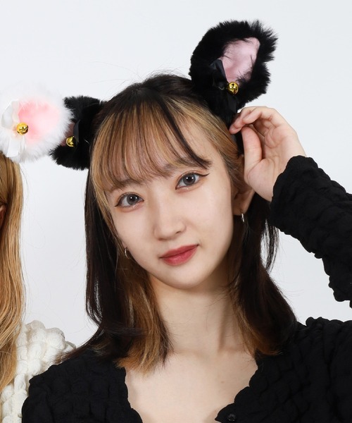 2個セット 猫耳ヘアクリップ バレッタ ヘアクリップ Spinns スピンズ のファッション通販 Zozotown