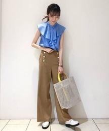 allureville（アルアバイル）の「CU/Cツイルラッフルカラー 