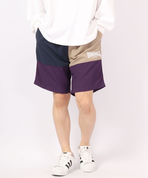 LONSDALE(ロンズデール)の「LONSDALE 接触冷感 紫外線カット ナイロン バギー ボードショーツ(その他パンツ・メンズ・ブラック/パープル/オレンジ/マスタード・M/L/LL/S)」の4枚目の写真