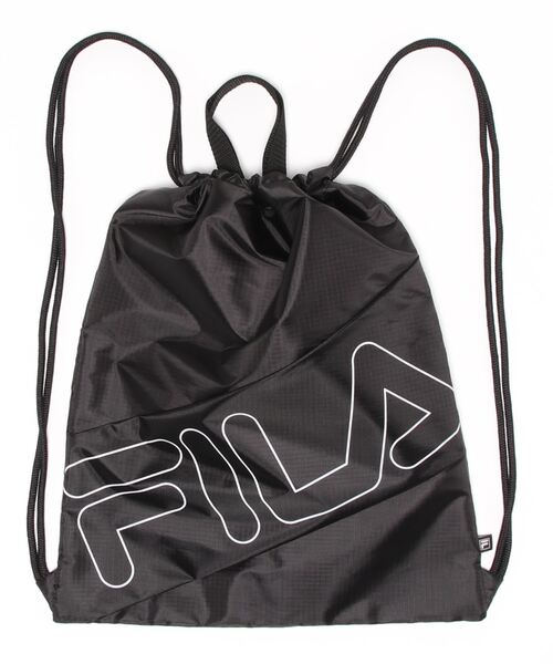 FILA(フィラ)の「【FILA:フィラ】ロゴナップサック(バックパック/リュック・メンズ・ブラック/ネイビー/カーキ/マルチ・FREE)」の15枚目の写真
