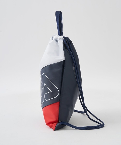 FILA(フィラ)の「【FILA:フィラ】ロゴナップサック(バックパック/リュック・メンズ・ブラック/ネイビー/カーキ/マルチ・FREE)」の19枚目の写真