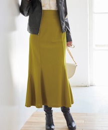 カットジョーゼットマーメイドスカート