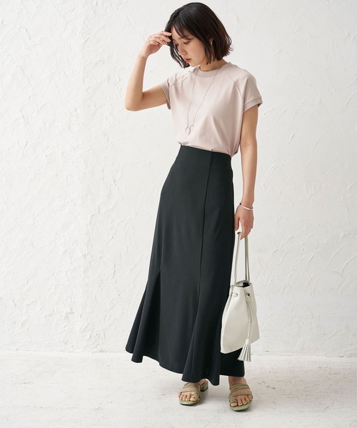 BELLUNA PLUS（ベルーナ）の「カットジョーゼットマーメイドスカート（スカート・レディース・ブラック/ブルー/グリーン/ライトグリーン・MEDIUM）」の16枚目の写真