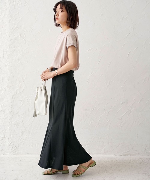 BELLUNA PLUS（ベルーナ）の「カットジョーゼットマーメイドスカート（スカート・レディース・ブラック/ブルー/グリーン/ライトグリーン・MEDIUM）」の19枚目の写真