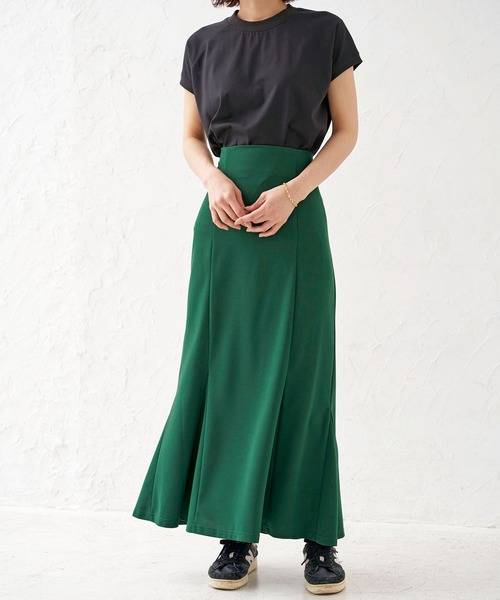 BELLUNA PLUS（ベルーナ）の「カットジョーゼットマーメイドスカート（スカート・レディース・ブラック/ブルー/グリーン/ライトグリーン・MEDIUM）」の22枚目の写真