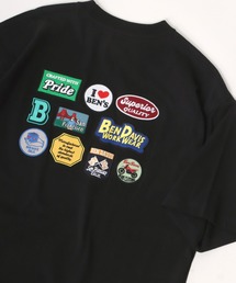 BEN DAVIS/ベンデイビス ビッグシルエット バック刺繍 ランダムワッペン Tシャツ