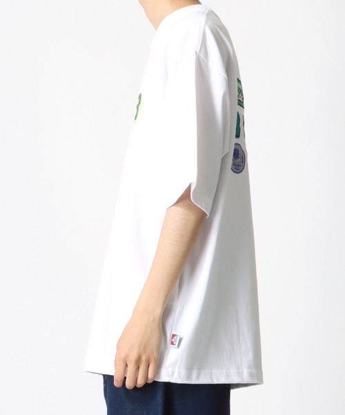BEN DAVIS（ベンデイビス）の「BEN DAVIS/ベンデイビス ビッグシルエット バック刺繍 ランダムワッペン Tシャツ（Tシャツ/カットソー・メンズ・ホワイト/ブラック/ベージュ/グリーン・M/L/XL）」の7枚目の写真