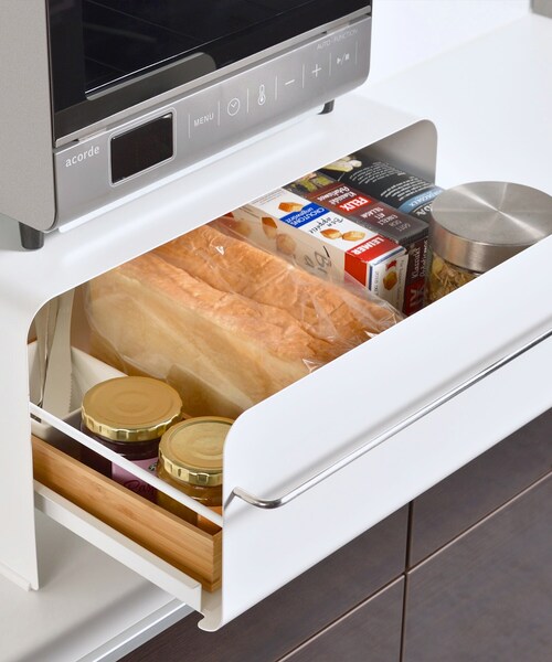 212 KITCHEN STORE（トゥワントゥキッチンストア）の「ブレッドドロワー ピュアホワイト ＜UtaU ウタウ＞（キッチン収納・レディース・その他・00）」の6枚目の写真