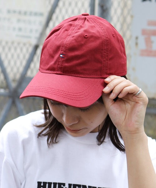TOMMY HILFIGER（トミーヒルフィガー）の「TOMMY HILFIGER / トミーヒルフィガー AM MINI FLAG CAP ベースボール キャップ（キャップ・メンズ・ベージュ/ブラック/レッド/ネイビー/ゴールド/オレンジ/ブルー/グリーン・FREE）」の6枚目の写真