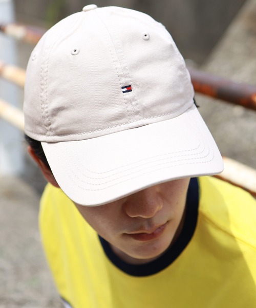 TOMMY HILFIGER（トミーヒルフィガー）の「TOMMY HILFIGER / トミーヒルフィガー AM MINI FLAG CAP ベースボール キャップ（キャップ・メンズ・ベージュ/ブラック/レッド/ネイビー/ゴールド/オレンジ/ブルー/グリーン・FREE）」の10枚目の写真