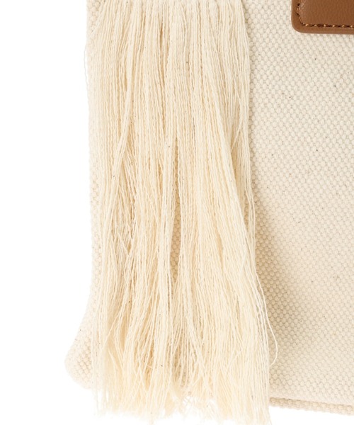 ALEXIA STAM（アリシアスタン）の「Patch Fringe Small Tote Bag/パッチフリンジスモールトートバック（トートバッグ・レディース・アイボリー・FREE）」の14枚目の写真