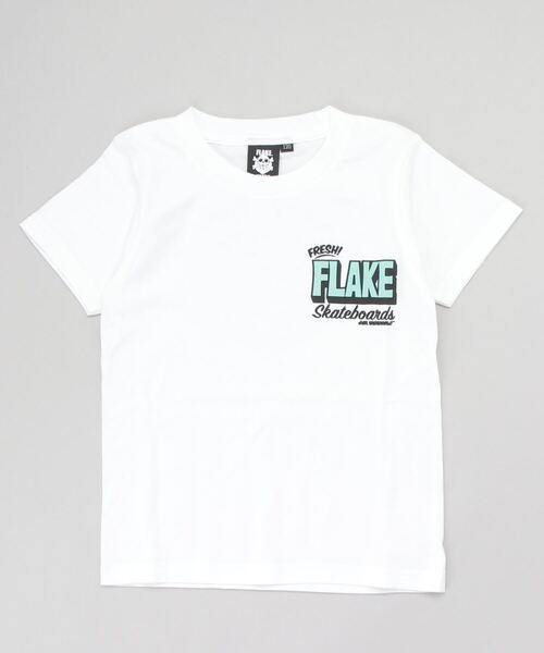 flake（フレーク）の「FLAKE S/S T-SHIRTS（Tシャツ/カットソー・キッズ・ブラック/ホワイト・130/140/150/160/120）」の2枚目の写真