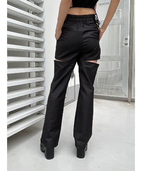 ENVYM（アンビー）の「ファスナースリットスラックスＰＴ（スラックス・レディース・ブラック/グレー・FREE）」の14枚目の写真