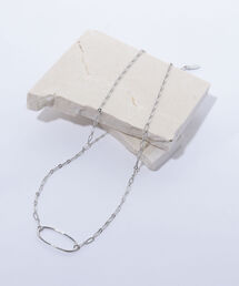 オーバルショートネックレス