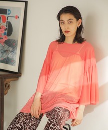 (CREOLME)メッシュカットプルオーバー