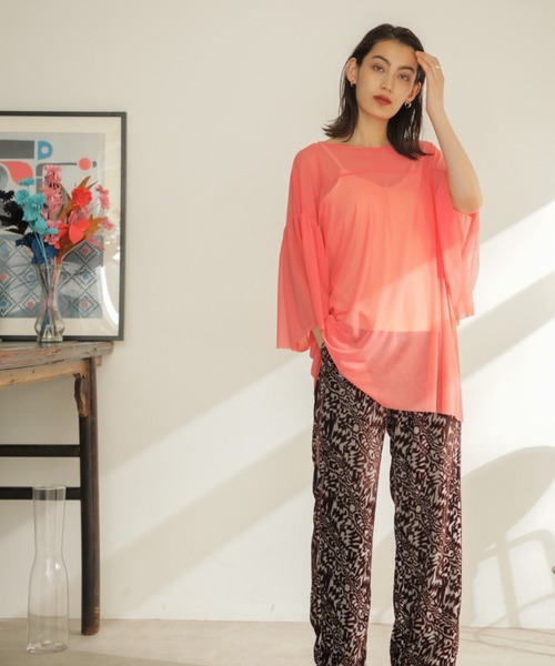 CREOLME（クレオルム）の「(CREOLME)メッシュカットプルオーバー