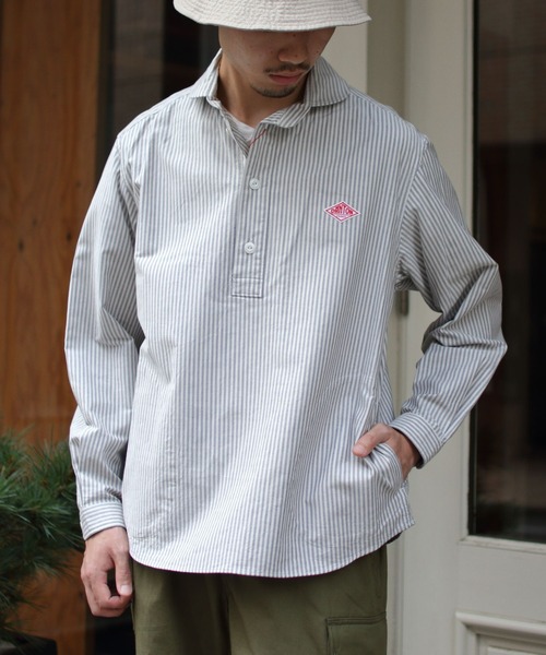 Danton ダントン ラウンドカラープルオーバーシャツ ロングスリーブ プレイド Round Collar Collar Trd メンズ を購入できます Steps Trd メンズ シャツ ブラウス Jd 3568 Plaid ロングスリーブ Pullover Shirt Longsleeve Danton ダントン