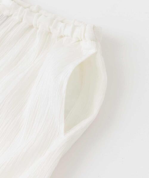 mizuiroind（ミズイロインド）の「mizuiro ind　crape wide easy pants（その他パンツ・レディース・ブラック/オフホワイト・FREE）」の8枚目の写真