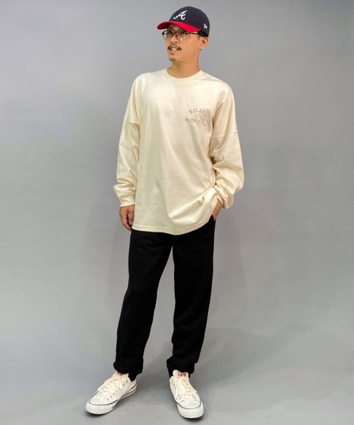 RVCA（ルーカ）の「RVCA/ルーカ ドロップショルダー バックプリントロンT BC042-066（Tシャツ/カットソー・メンズ・ホワイト/ブラック・S/M/L/XL）」の10枚目の写真